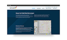 Neue Vorfeldmarkierung am Flughafen Hof-Plauen