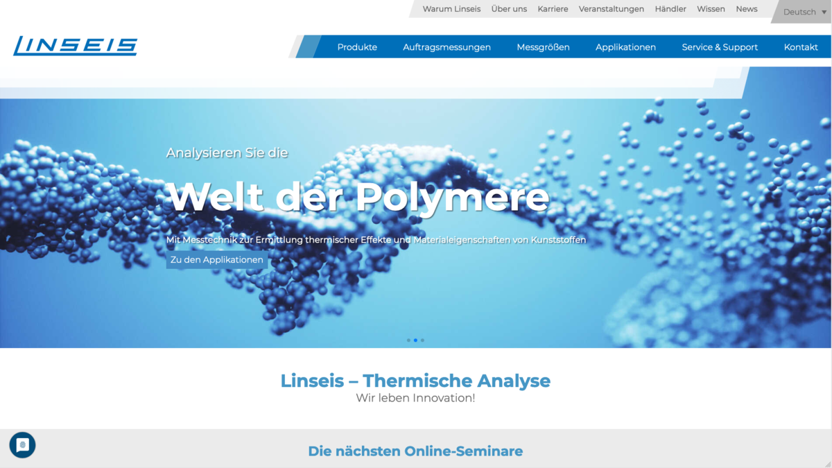 Gemeinde Linseis Zu sehen ist ein Screenshot der Ergebnisse aus der Zusammenarbeit mit unserem Kunden Gemeinde Linseis.
