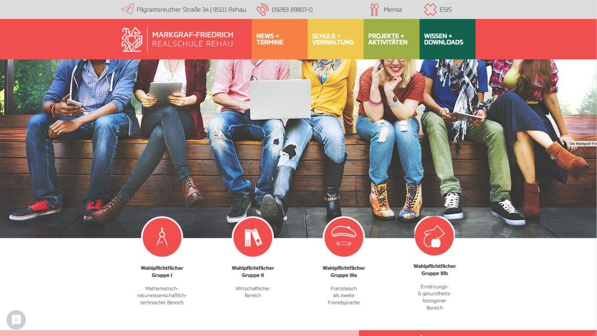 Realschule Rehau Zu sehen ist ein Screenshot der Ergebnisse aus der Zusammenarbeit mit unserem Kunden Realschule Rehau.