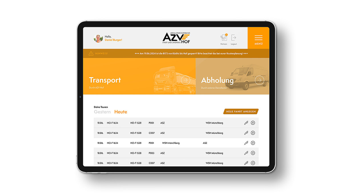 AZV Digitales Betriebshandbuch