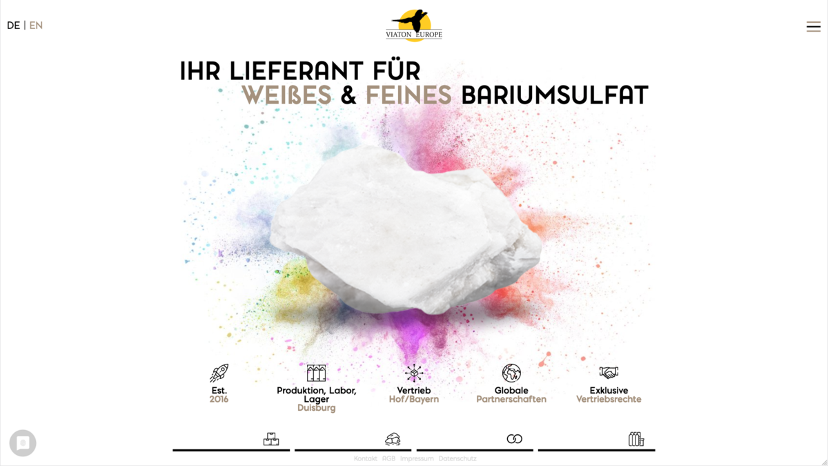 Viaton Europe Zu sehen ist ein Screenshot der Ergebnisse aus der Zusammenarbeit mit unserem Kunden Viaton Europe.