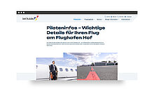 Piloteninfos – Wichtige Details für Ihren Flug am Flughafen Hof-Plauen