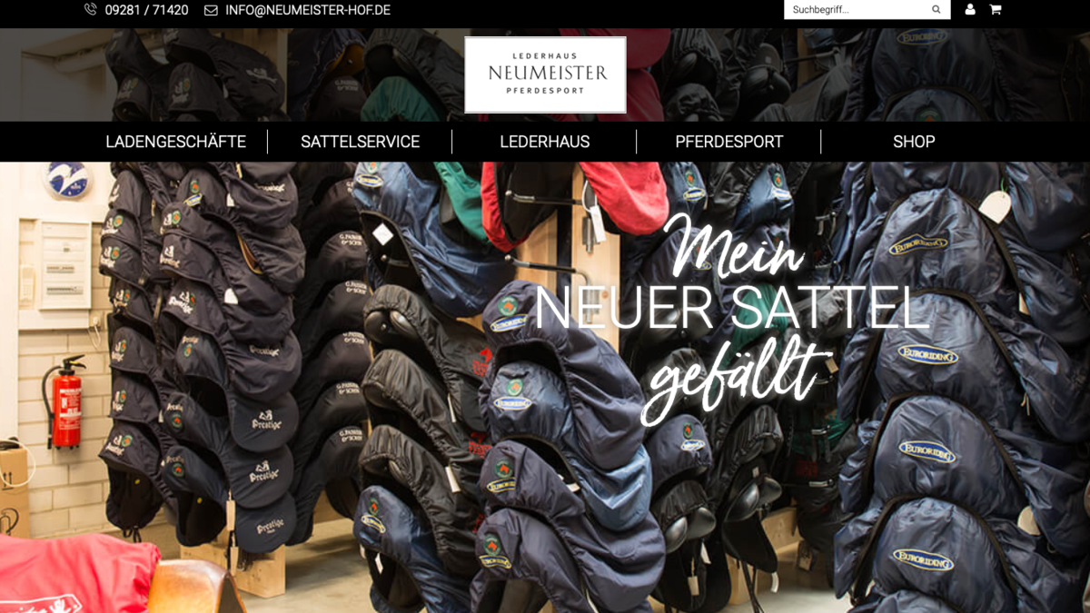 Neumeister Zu sehen ist ein Screenshot der Ergebnisse aus der Zusammenarbeit mit unserem Kunden Neumeister.